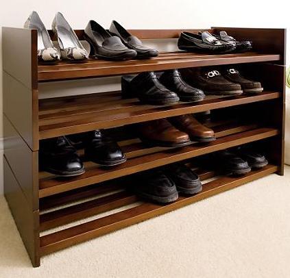 Wooden Shoe Rack