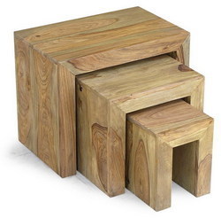 Teak Wood Nest Table