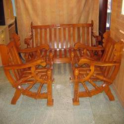 Wooden Sofa Set