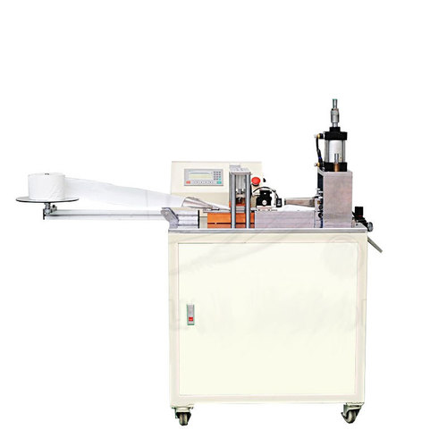 White Ultrasonic Trademark Foulding Cutting Machine