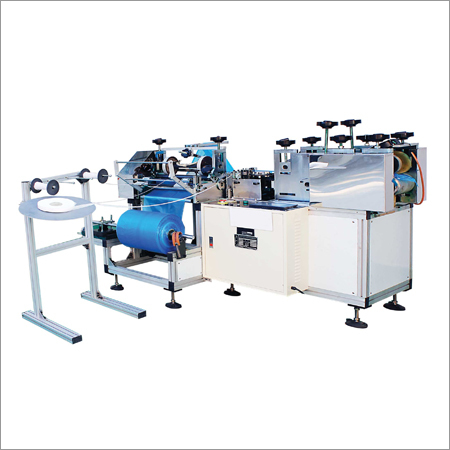 White Automatic Plastic Shoe Cover Machine