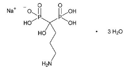 Alendronate sodium trihydrate