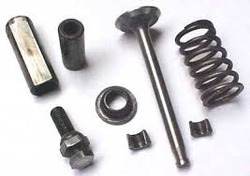 Valves Set - Steel, 8-12mm Diameter, 30-40mm Stem Length, 10-20N/mm Spring Rate | Precise Fit, Reliable Operation, Easy Installation