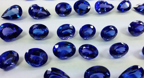 Tanzanite Gemstone - Natural Garnet, Cushion Cut & Emerald Cut | Perfect Surface Finish, Smooth Edges, Appealing Pattern