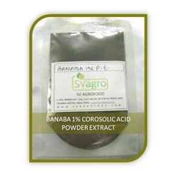 Banaba Leaf Extract and Corosolic Acid