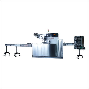 Horizontal Flow Wrap Machine - Metal, Automatic, 5000-800 kg | Durable Electric Drive, Efficient Packaging Solution