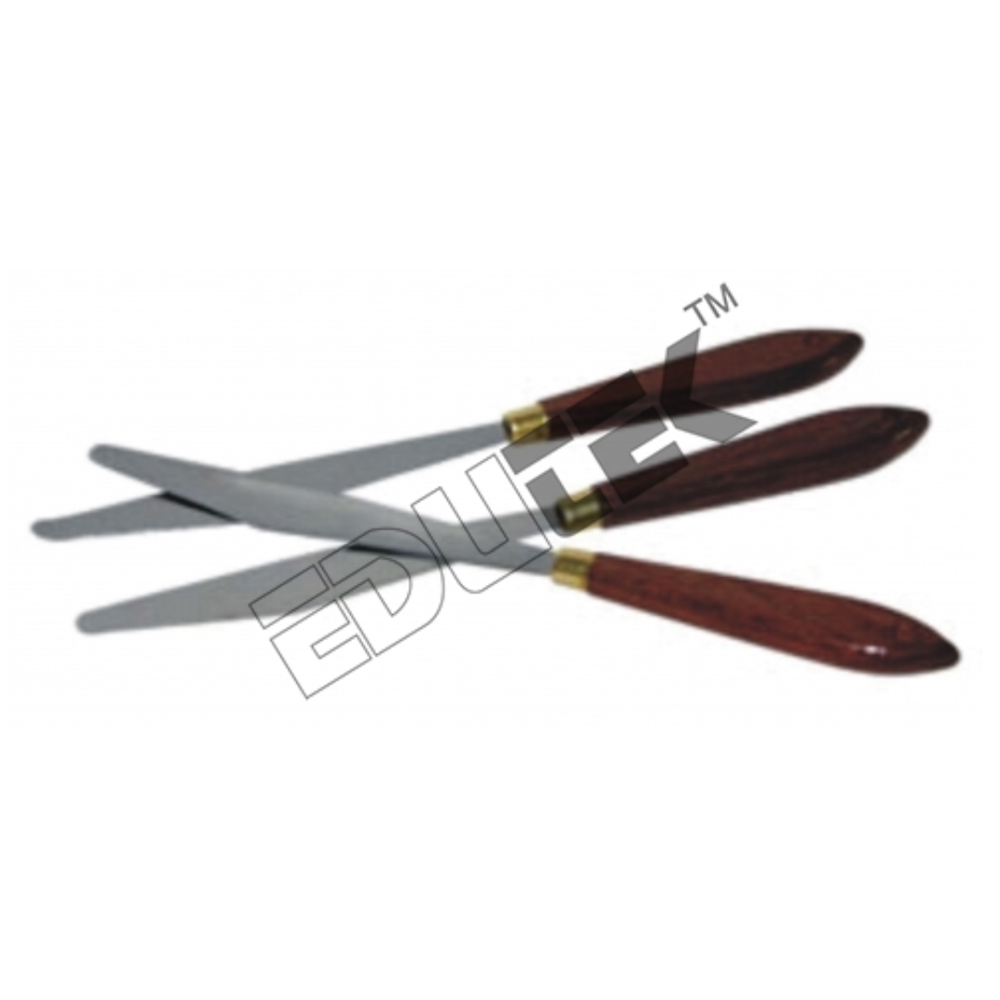 Standard Spatula - Stainless Steel Blade 100mm-200mm, Wooden Handle 340g, Manual Use For Mixing, Spreading & Smoothing - Durable, Easy Grip