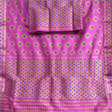 Pat Silk with Jodi and cotton thread mekhela sador