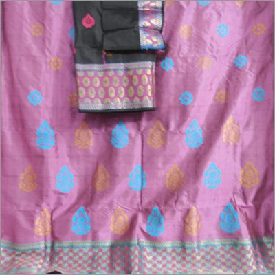 Pat Silk with Jodi and cotton thread mekhela sador