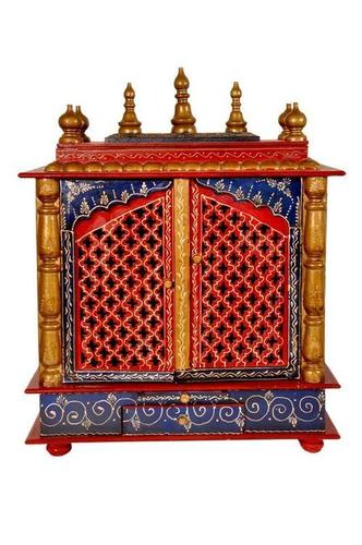 Hand Painted Wooden Temple