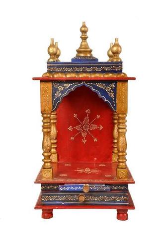 Hand Painted Wooden Temple