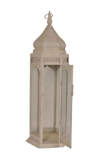 White Painted Iron Lamp