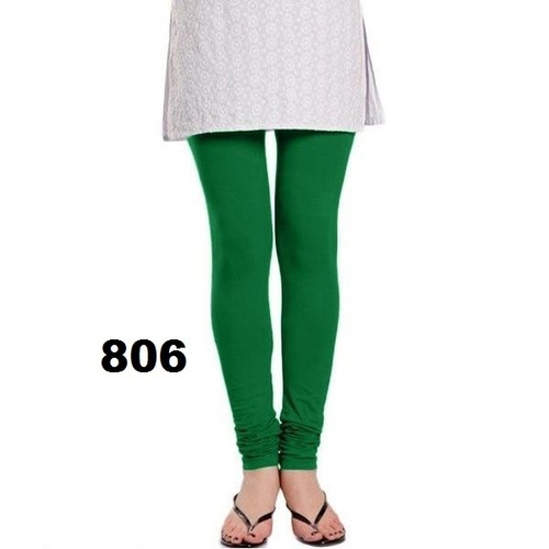 Cotton Lycra - XL, XXL | Dark Green, Full Length Leggings, Comfortable Fit, Elasticated Waist, Stretchable, Soft Fabric, Versatile Style