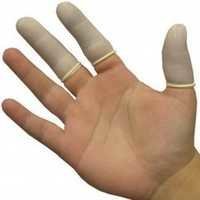 Latex Finger Cots - Polyurethane & Nylon, Small To Extra-large Sizes, Cream Color, Disposable, Tear Resistant, Easy To Wear, Waterproof
