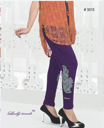 Embroidery Lace Kurti - Cotton Lycra, Full Size, Dark Purple | Elegant Embroidery, Stylish Lace, Comfortable Fit