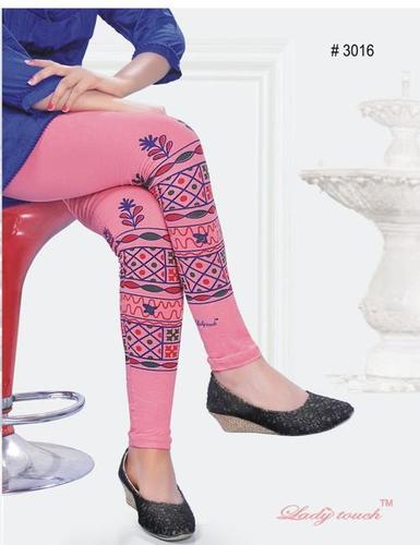 Embroidery Lace Kurti - Cotton Lycra, Full Size, Pink | Embroidered Lace, Comfortable Fit, Regular Wear