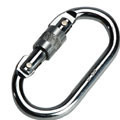 Carabiners - Alloy Steel, Opening 18mm, Strength > 20KN, EN 362:2004 Compliant | Suitable for Safety Applications, Size 4x1.7cm