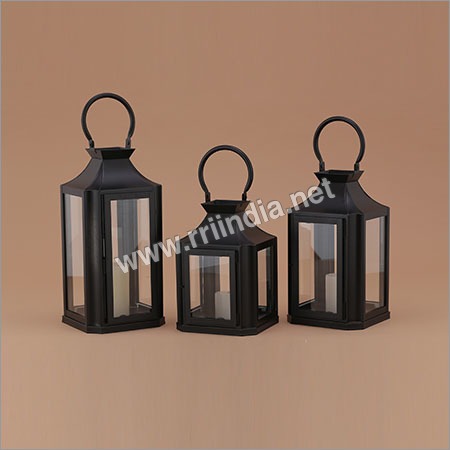 Black Powder Coated  Lanterns