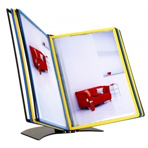 Deskstand with 5 folders