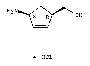 (1S,4R)-(4-Aminocyclopent-2-enyl)methanol hydrochl