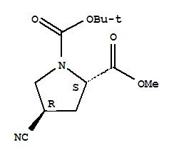 (2S,4S)-4-Cyano-1,2-pyrrolidinedicarboxylic acid 1