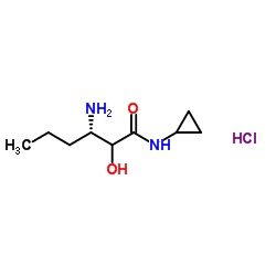 (3S)-3-Amino-N-cyclopropyl-2-hydroxyhexanamide hyd