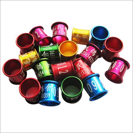 Wholesale Retail C8 8mm Bird Dove Pigeon Aluminum Leg Rings Aluminum Lettering Rings Black Red