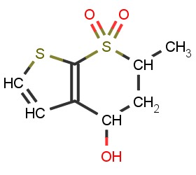 (4S,6S)-4H-Thieno[2,3-b]-thiopyran-4-ol-5,6-dihydr