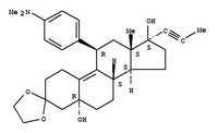 (5alpha,11beta)-11-[4-(Dimethylamino)phenyl]-5,17-