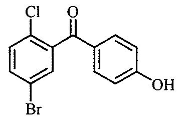 (5-bromo-2-chlorophenyl)(4-hydroxyphenyl)methanone