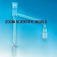 Spare Receiver - Glass, Capacity Options: 2ml, 5ml, 10ml, 25ml For Dean & Stark With/without Stopcock | Transparent, Designed For Chemical Laboratory