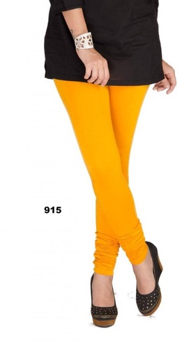 Designer Leggings - Cotton Lycra XL, XXL, Yellow | Stretchable, Comfortable Fit, Stylish Design, Durable Material