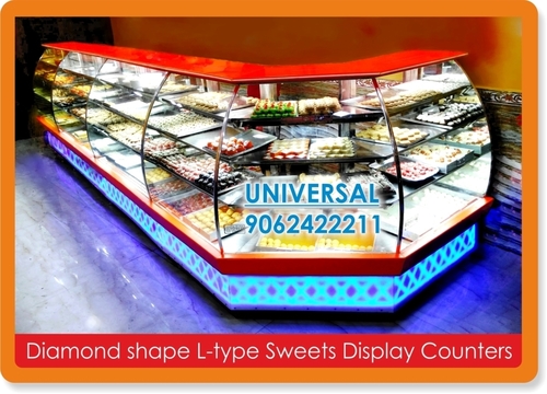 L Type Sweet Display Counters