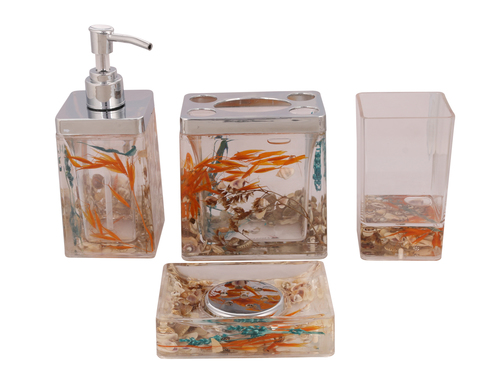 Polo lifetime Bath Set Square 4 Pcs (A-8925)/3