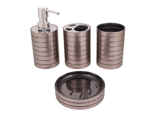 Polo lifetime Bath Set Matelic 4 Pcs (A-6027)/1