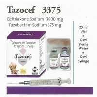 Ceftriaxone Sodium 3000mg Tazobactam Sodium 375mg