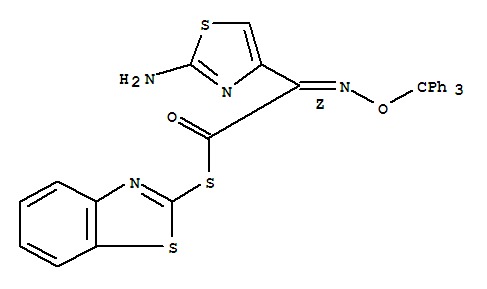 (Benzothiazol-2-yl)-(Z)-2-trityloxyimino-2-(2-amin