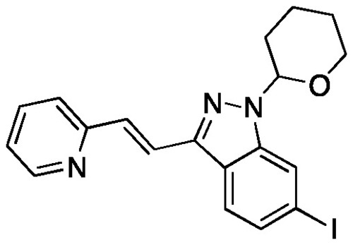 (E)-6-Iodo-3-[2-(pyridin-2-yl)ethenyl]-1-(tetrahyd