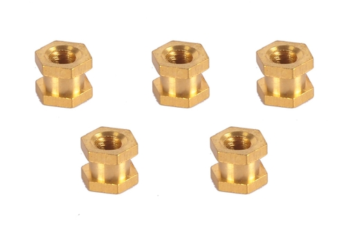 Brass Double Hex Inserts