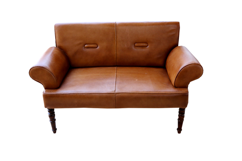 Leather 2 Seater Sofa