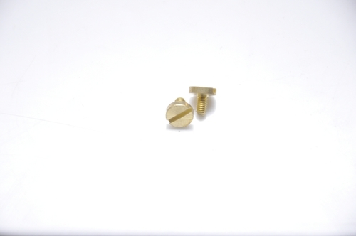 Round Head Brass Screws - Brass, 2-8mm Thread, 4-150mm Length, Nickel/Chrome Plating | Secure Fastening, Versatile Use, Precise Threads