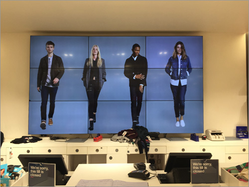 Large Format Single Piece Displays