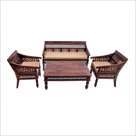 Wooden Carved Sofa Set