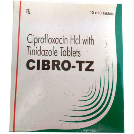 Ciprofloxacin Hcl with Tinidazole Tablets