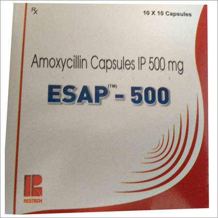 Amoxycillin Capsules IP 500mg
