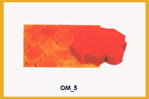 Paver Block Moulds - Plastic Material, 300x300 mm Size | Weighs 100-1000 Grams, Ideal for Efficient Block Making