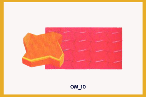 Paver Block Moulds - Plastic Material, 300x300 mm Size , Versatile for Block Making with Weight Range of 100-1000 Grams