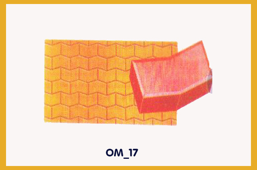 Paver Block Moulds - Plastic Material Shaping Mode: Rectangle & Other Weight Range: 100-1000g | Ideal for Efficient Block Making