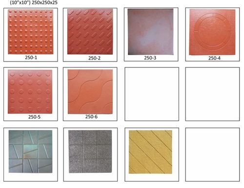 Tiles Rubber Moulds - Rubber Material, Square Shaping Mode, 100-1000 Grams | Ideal for Precision Tile Making and Custom Designs