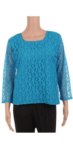 Ethereal Short Blue Top